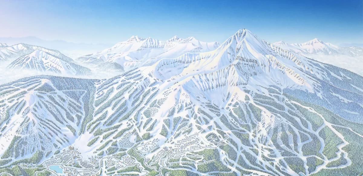 Big Sky trail map