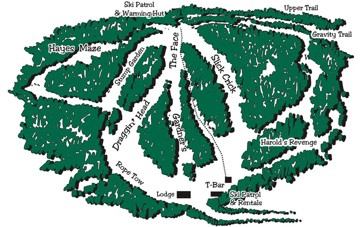 Ferguson Ridge trail map