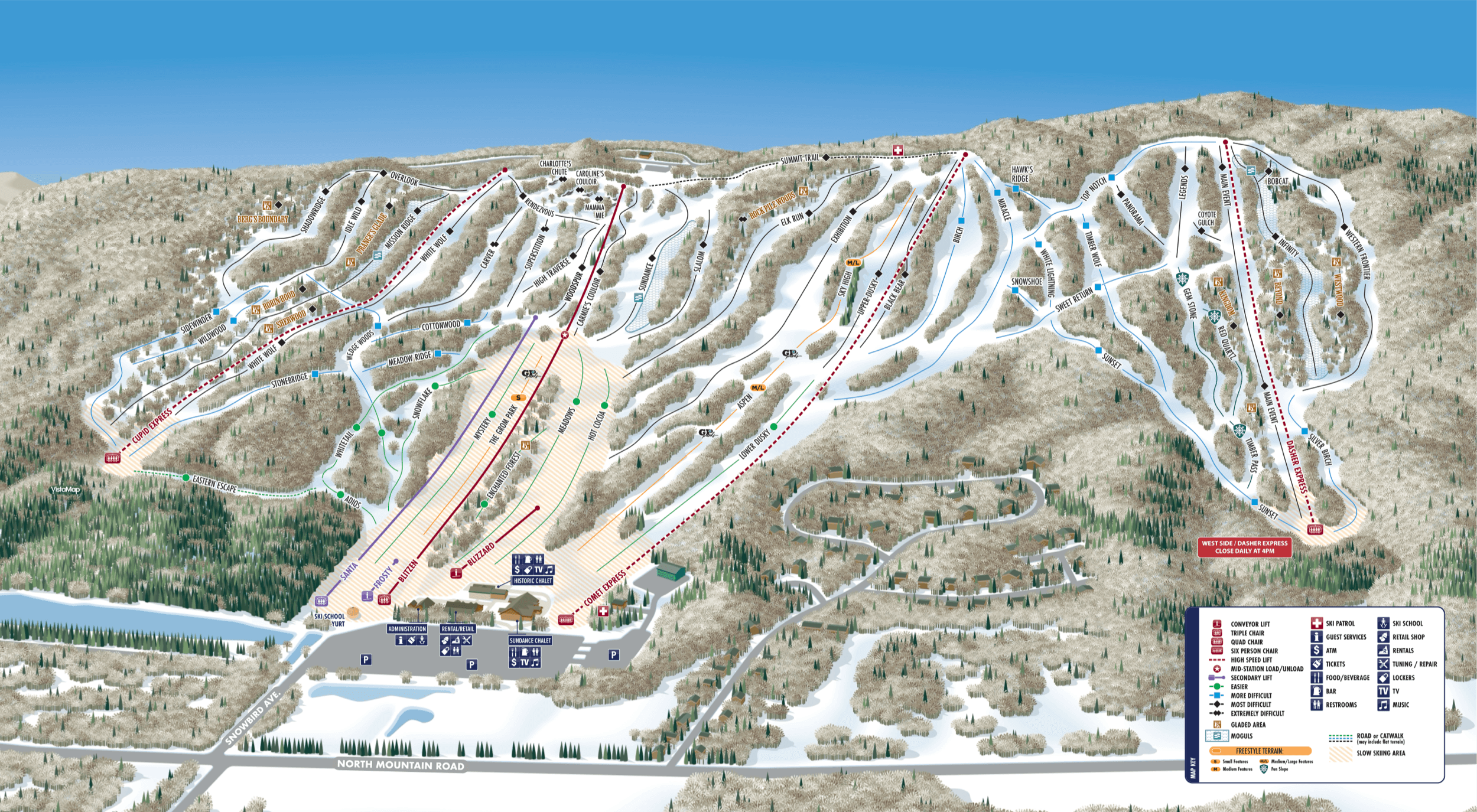 Granite Peak trail map 2025–26