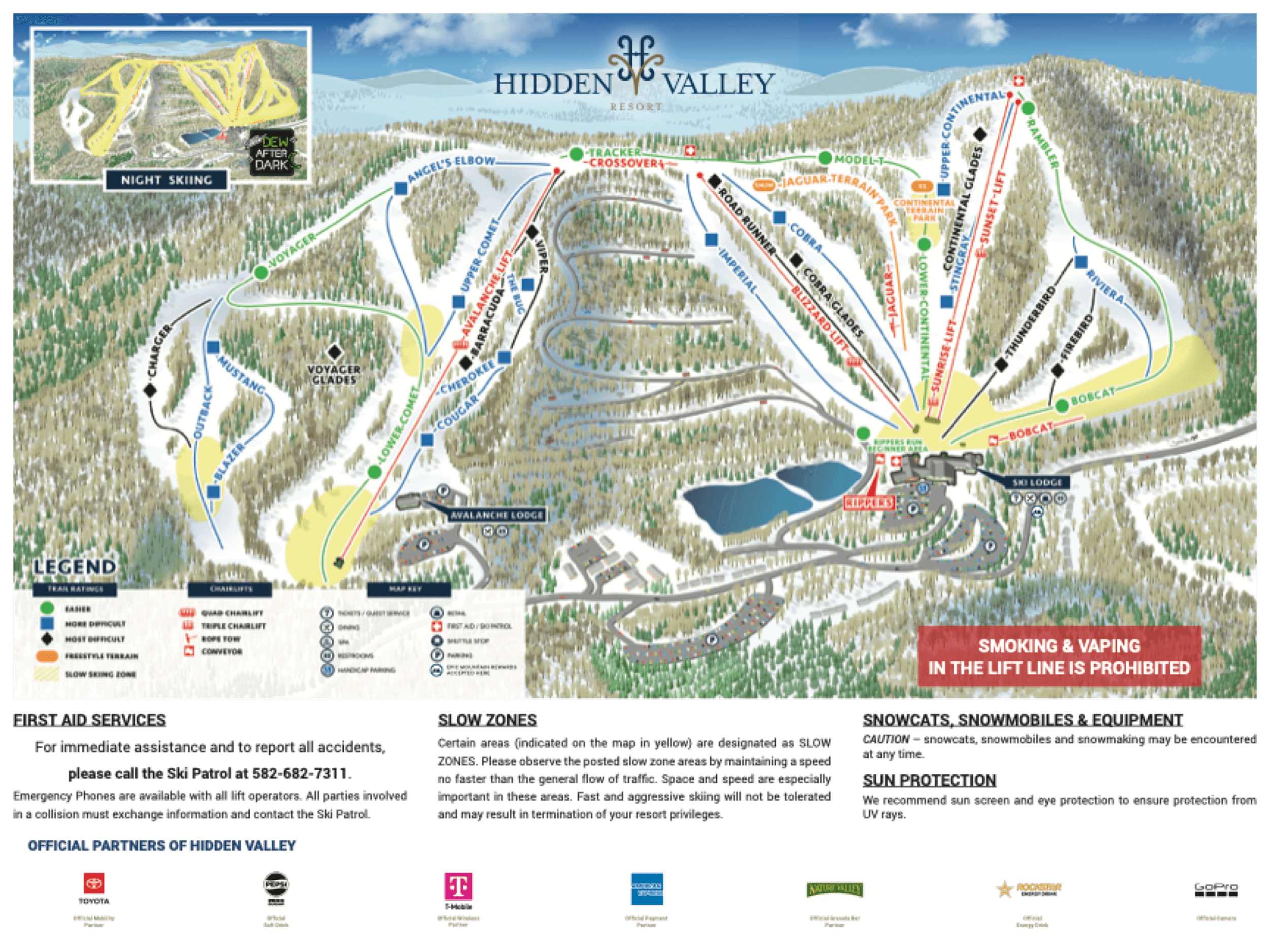 Hidden Valley Four Seasons Resort trail map