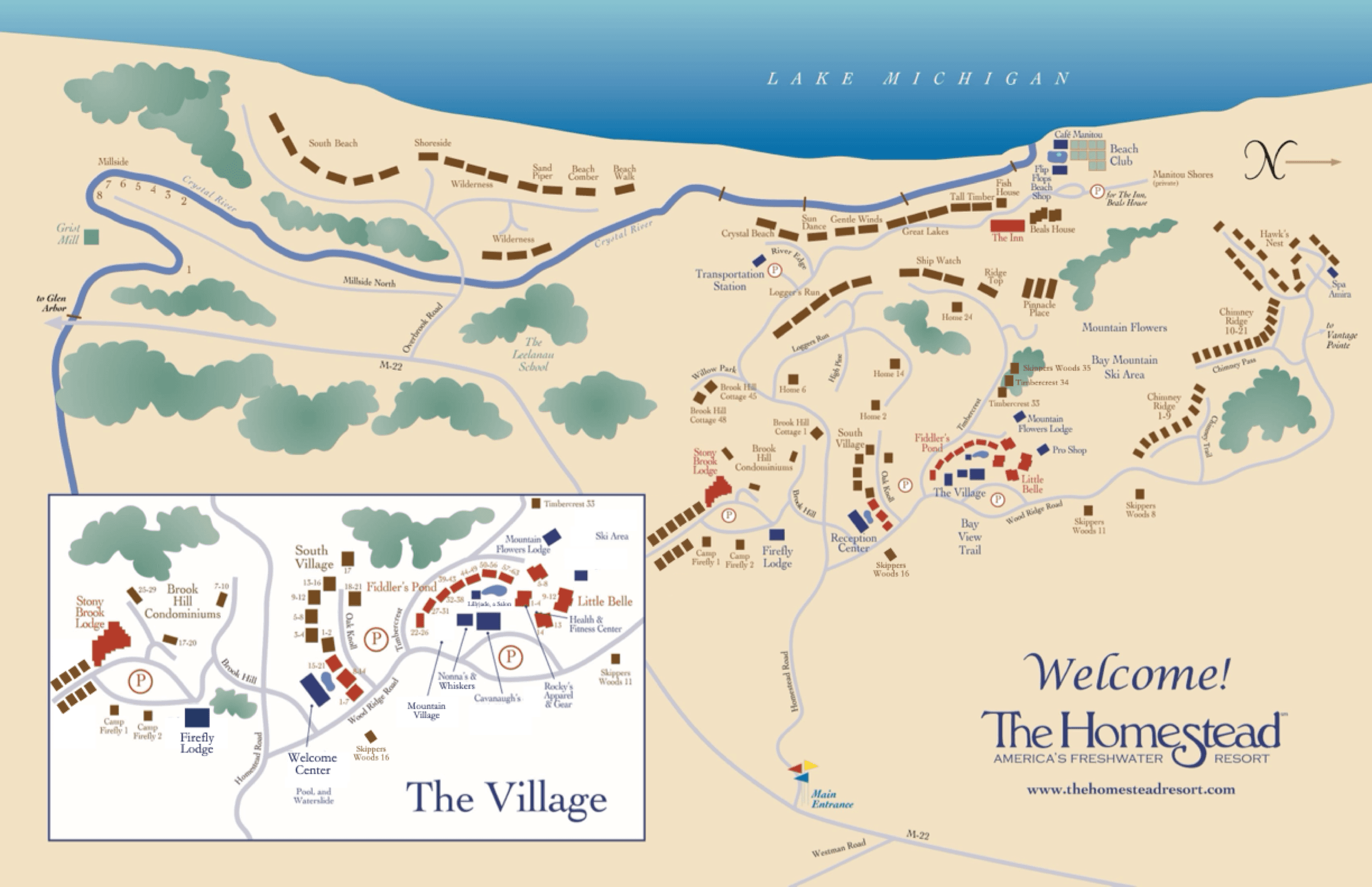 The Homestead trail map 2019–20