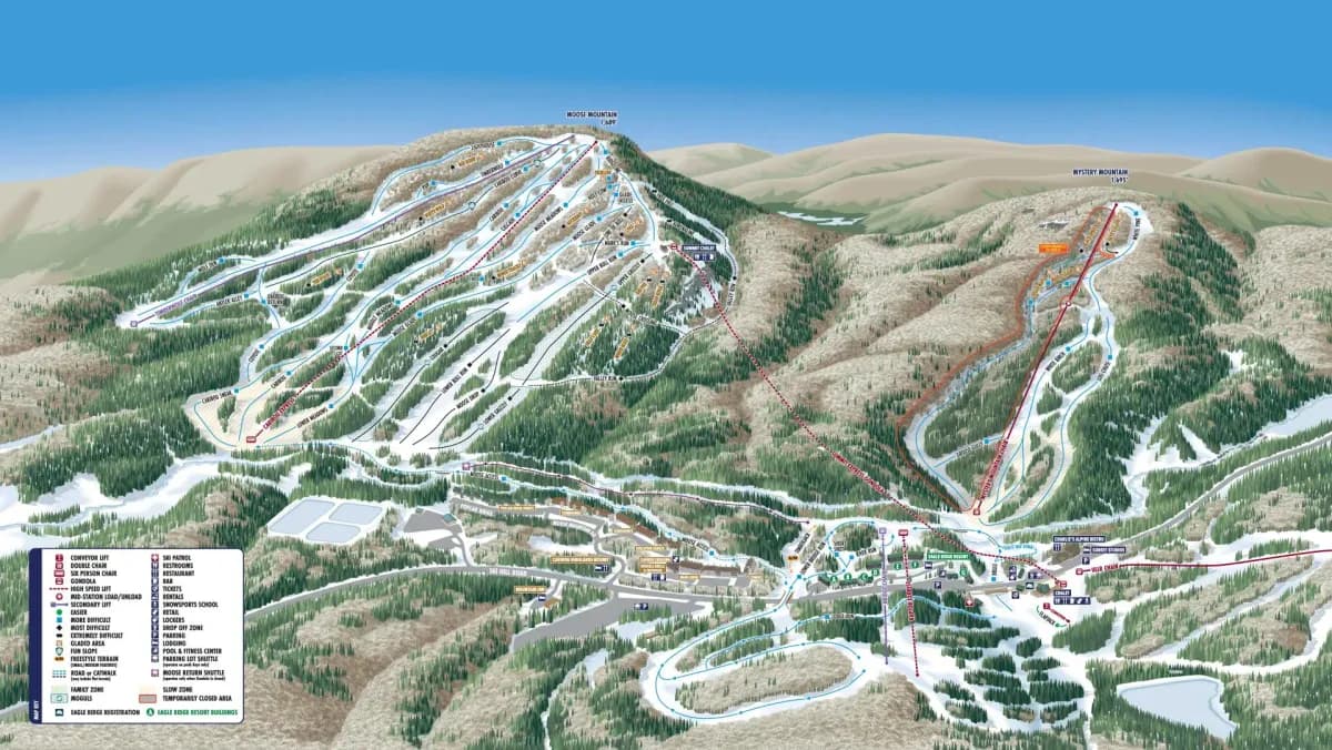 Lutsen Mountains trail map