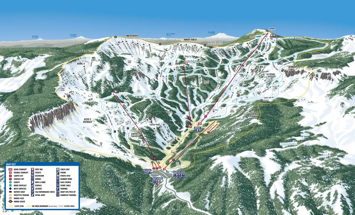 Mission Ridge trail map