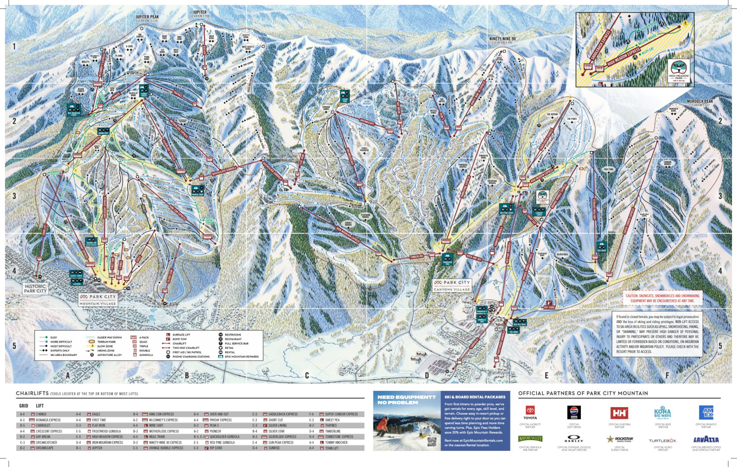 Park City trail map