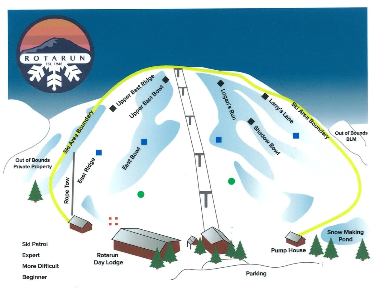Rotarun trail map
