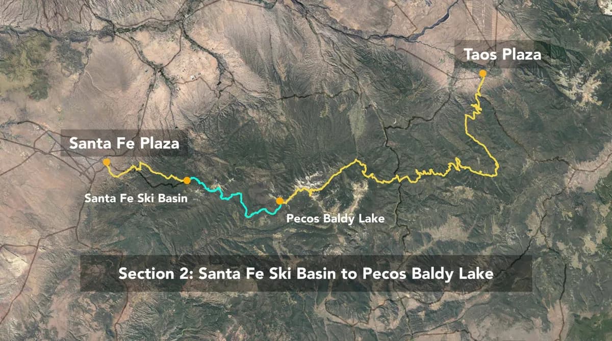Sipapu trail map