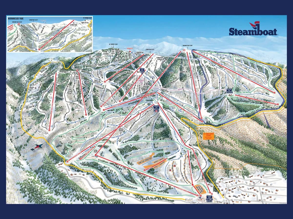 Steamboat trail map 2026–27