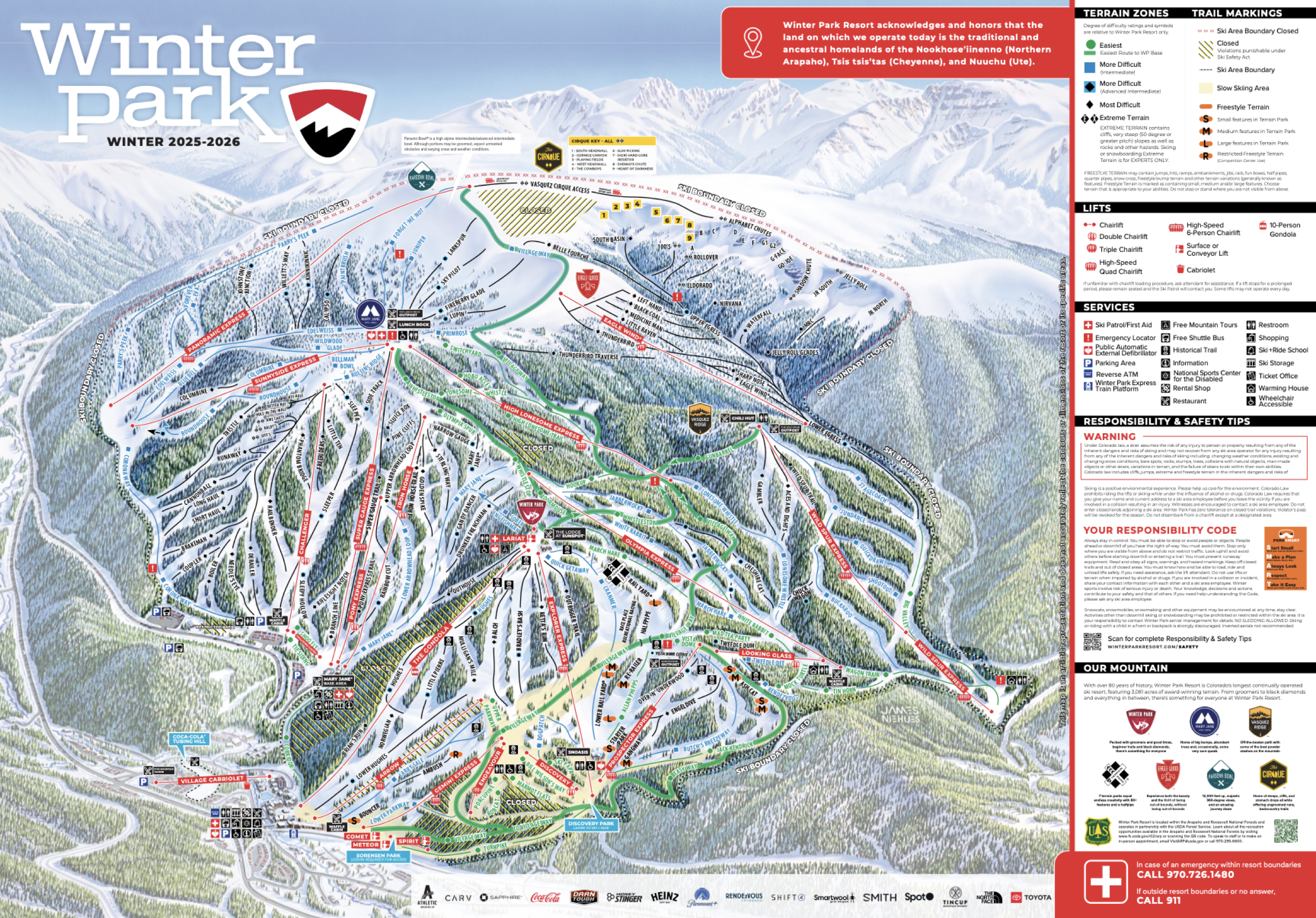 Winter Park trail map